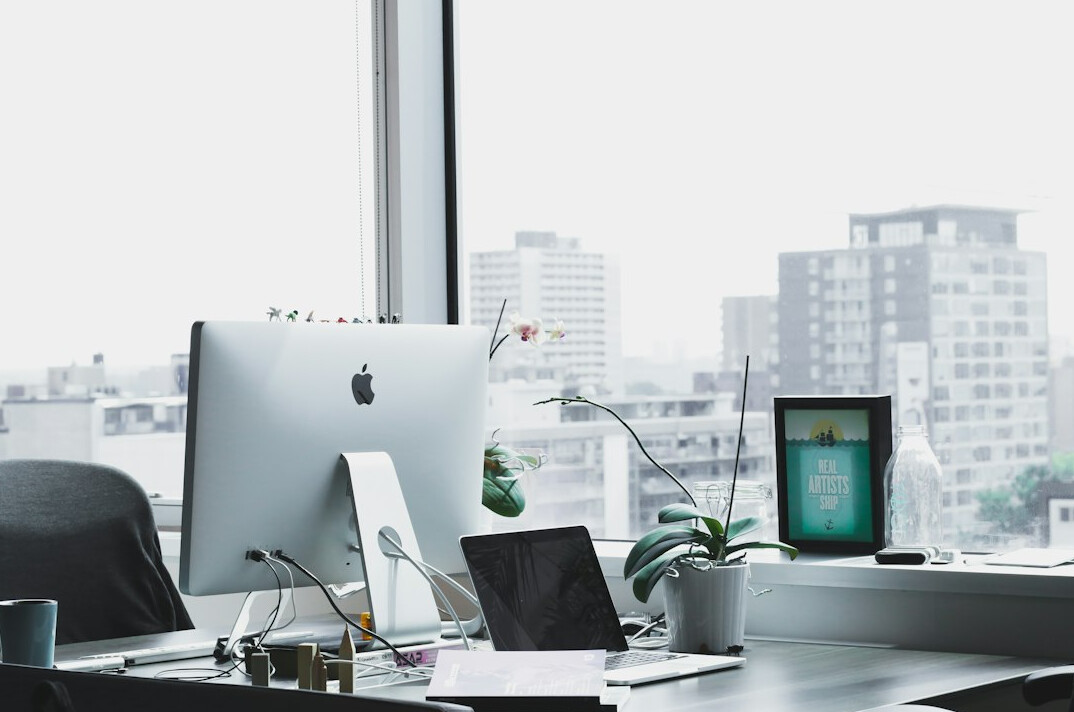 modern office workspace