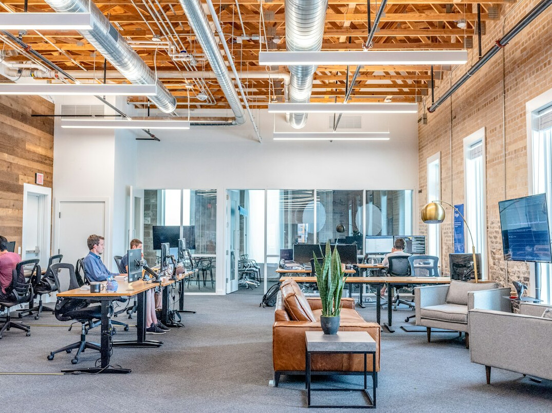 modern office workspace